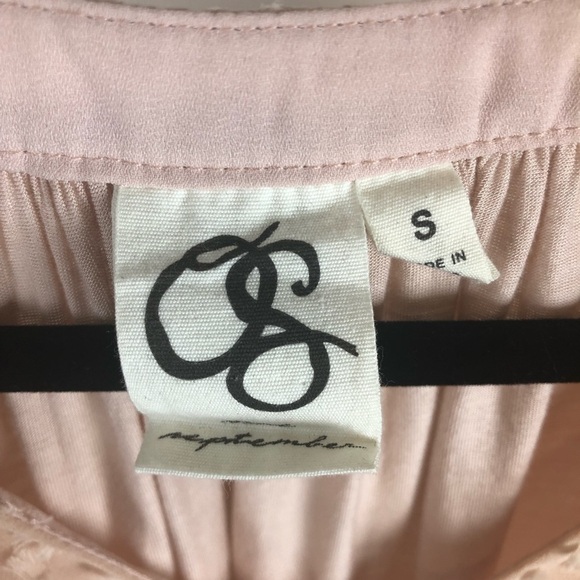 Anthropologie One September Cora Clip dot blouse S - Picture 12 of 17